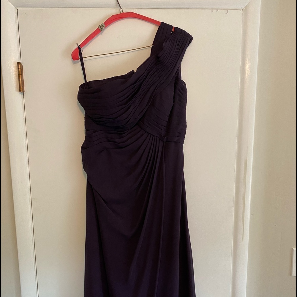 Purple bridesmaid dress